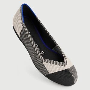 Rothy's Black Captoe Flat 8